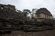 South Acropolis Edifice XLI at Yaxchilan Ruins - yaxchilan mayan ruins,yaxchilan mayan temple,mayan temple pictures,mayan ruins photos